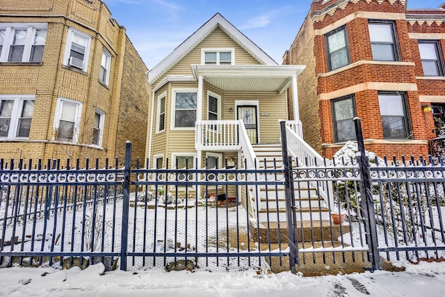 view of front of home