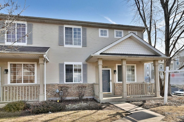 view of front of house featuring a porch