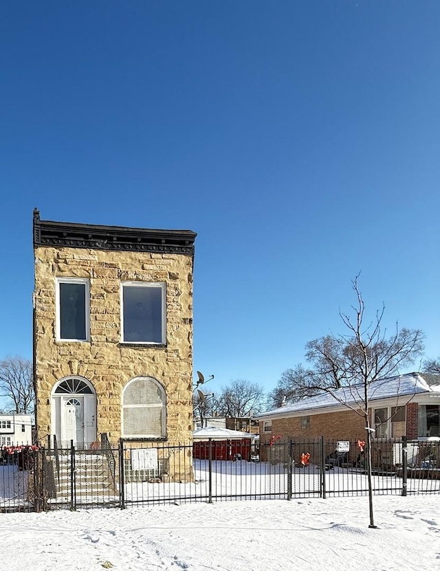 view of front of home