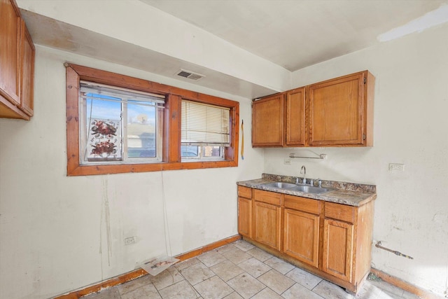 kitchen featuring sink