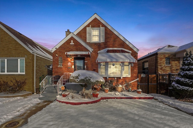 view of front of home