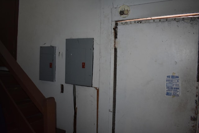 utility room with electric panel