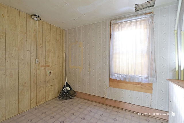 spare room featuring a wealth of natural light