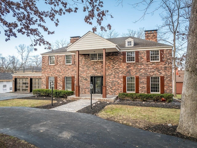 view of colonial-style house