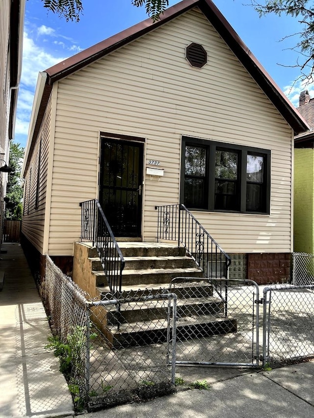 view of front of home