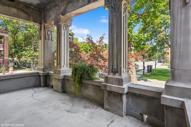 view of patio / terrace featuring a porch