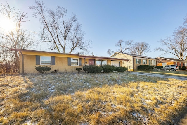 view of ranch-style home