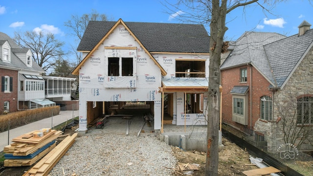 328 S Loomis St, Naperville, IL 60540 - view of front of home with a sunroom