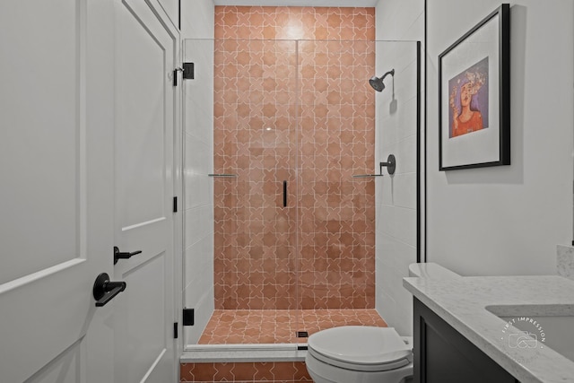 328 S Loomis St, Naperville, IL 60540 - bathroom with vanity and a stall shower