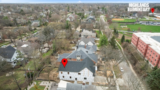 328 S Loomis St, Naperville, IL 60540 - aerial perspective of suburban area