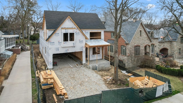 328 S Loomis St, Naperville, IL 60540 - property under construction with stone siding
