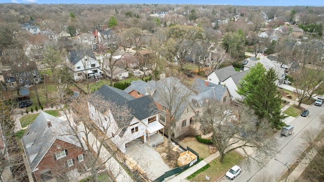 328 S Loomis St, Naperville, IL 60540 - aerial view of property's location with nearby suburban area