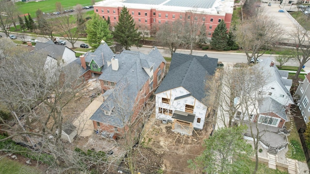 328 S Loomis St, Naperville, IL 60540 - aerial perspective of suburban area