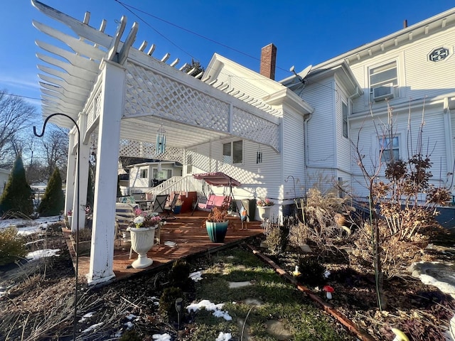 view of rear view of house