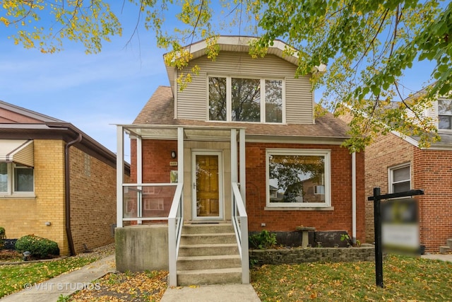 view of front of property