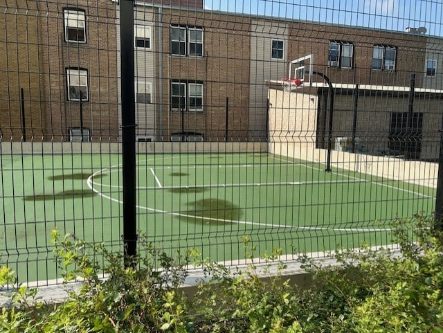 view of sport court