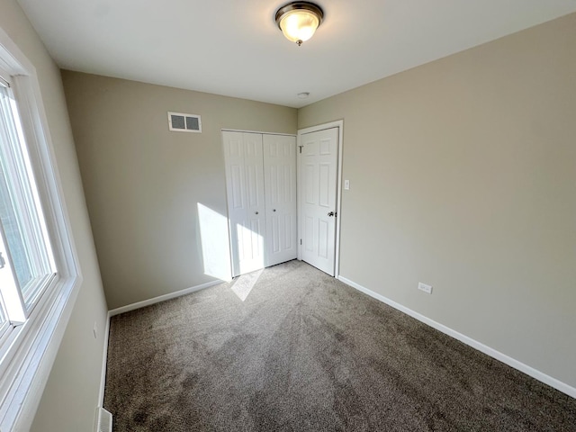 interior space featuring carpet floors