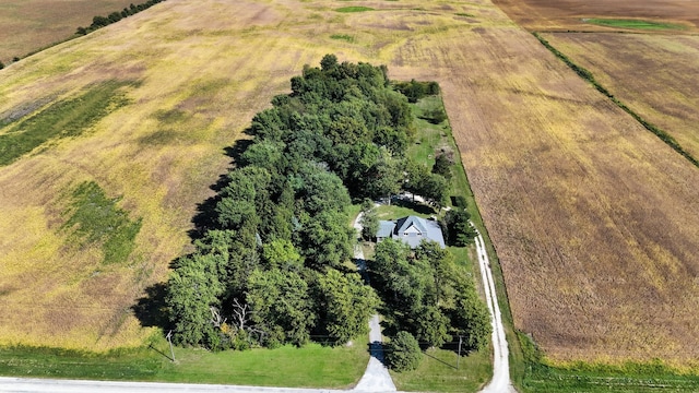 drone / aerial view featuring a rural view