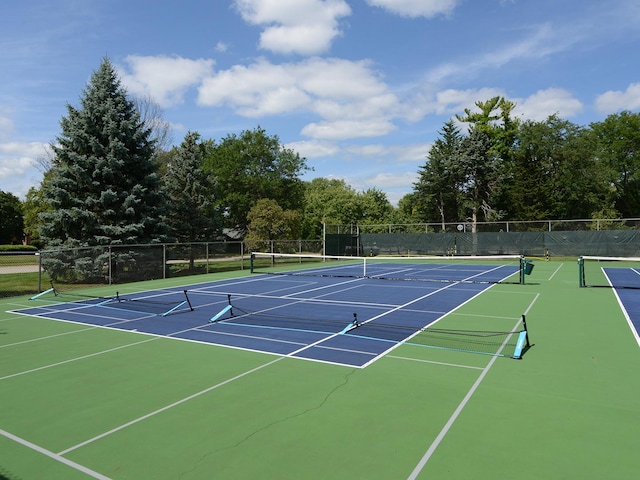 view of sport court featuring basketball court