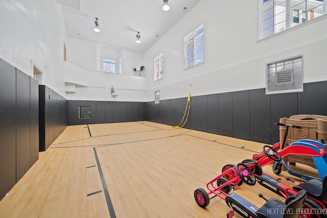 view of basketball court