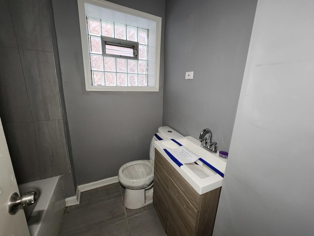 bathroom with toilet and sink