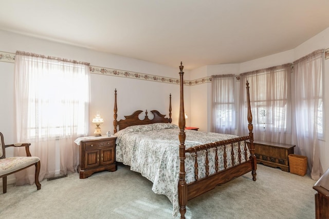 bedroom featuring carpet flooring