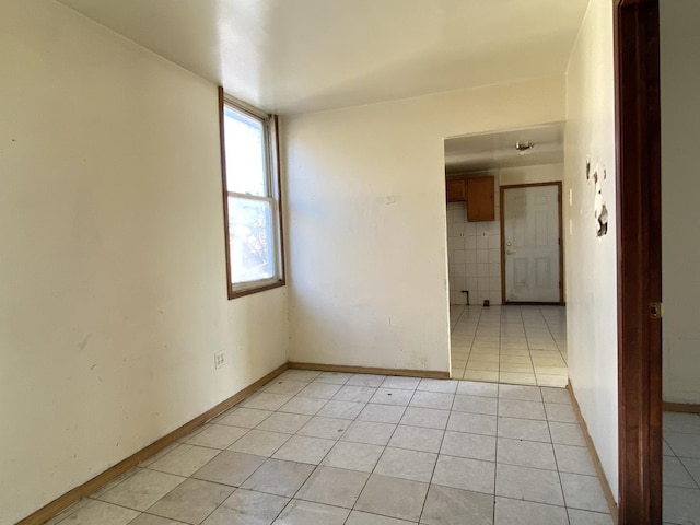 view of tiled empty room