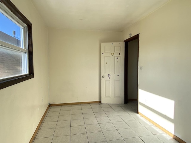 view of tiled empty room