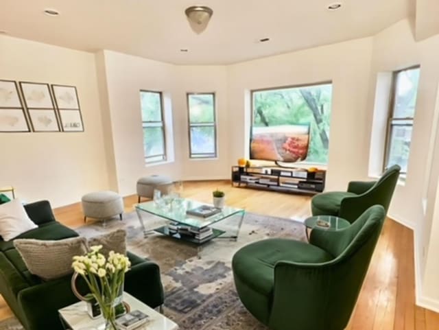 6945 S Dorchester Ave Unit 2S, Chicago, IL 60637 - living area featuring wood finished floors