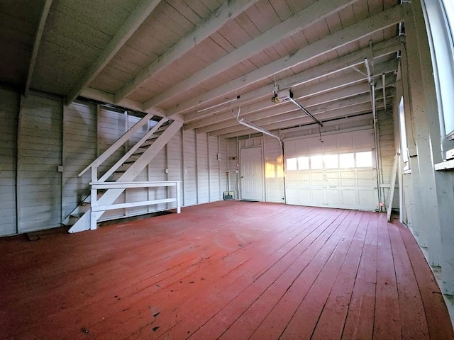 bonus room with hardwood / wood-style floors