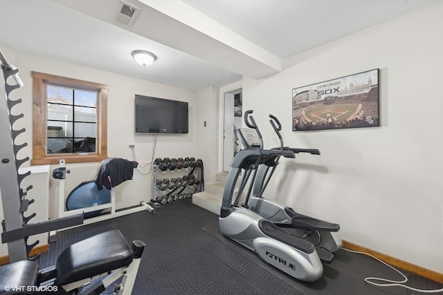 view of exercise room