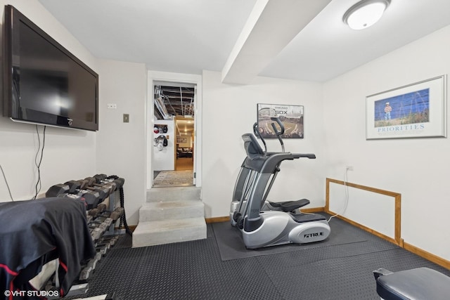 view of workout room