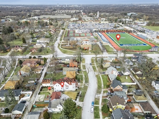 aerial view