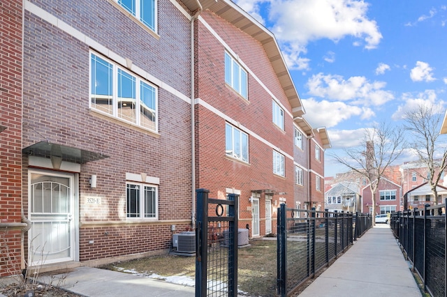 view of property featuring central AC