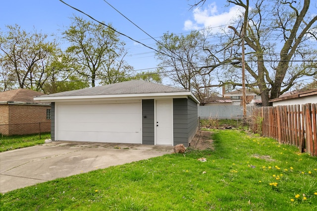 14708 Avalon Ave, Dolton, IL 60419 - snow covered garage featuring fence