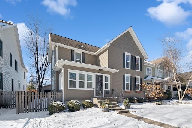 view of front of home