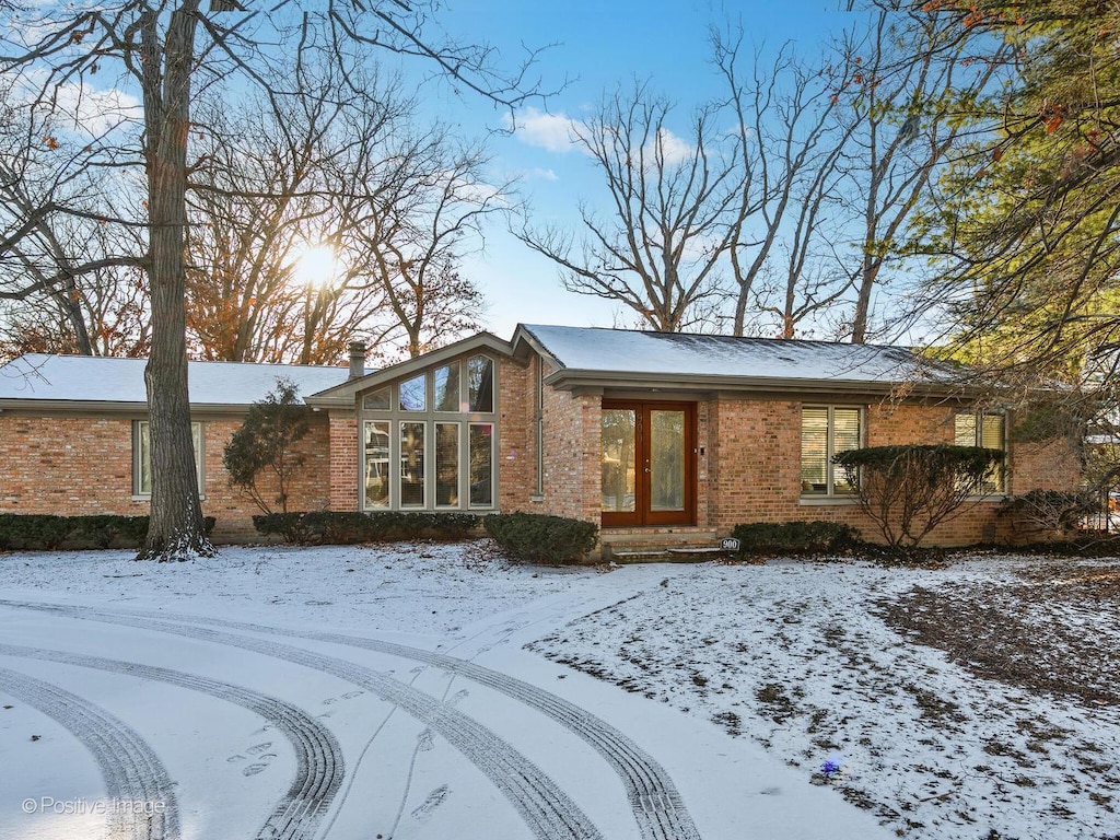 view of front of home