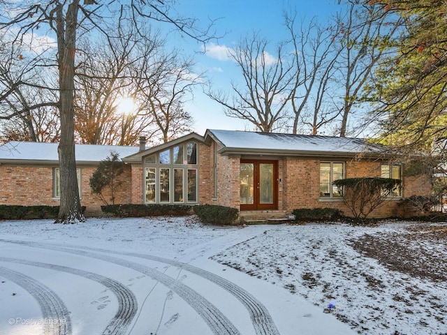 view of front of home