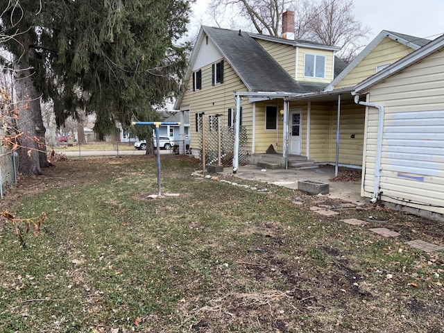 view of rear view of property