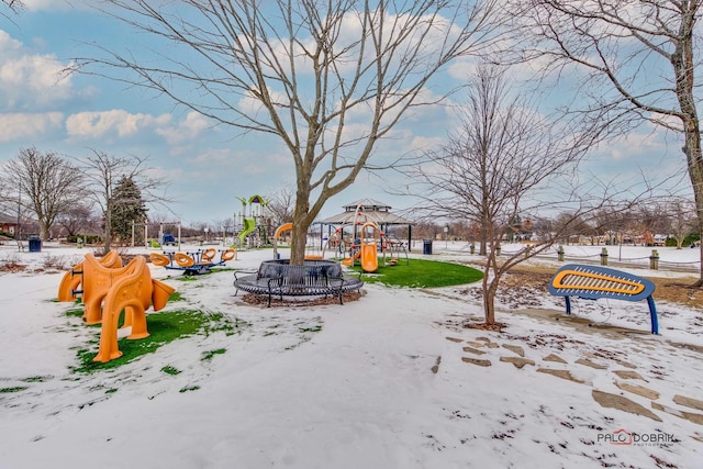 surrounding community with a playground