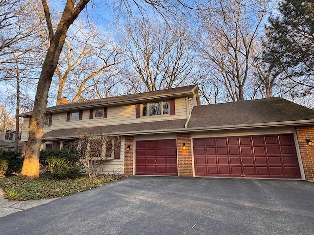 front facade featuring a garage