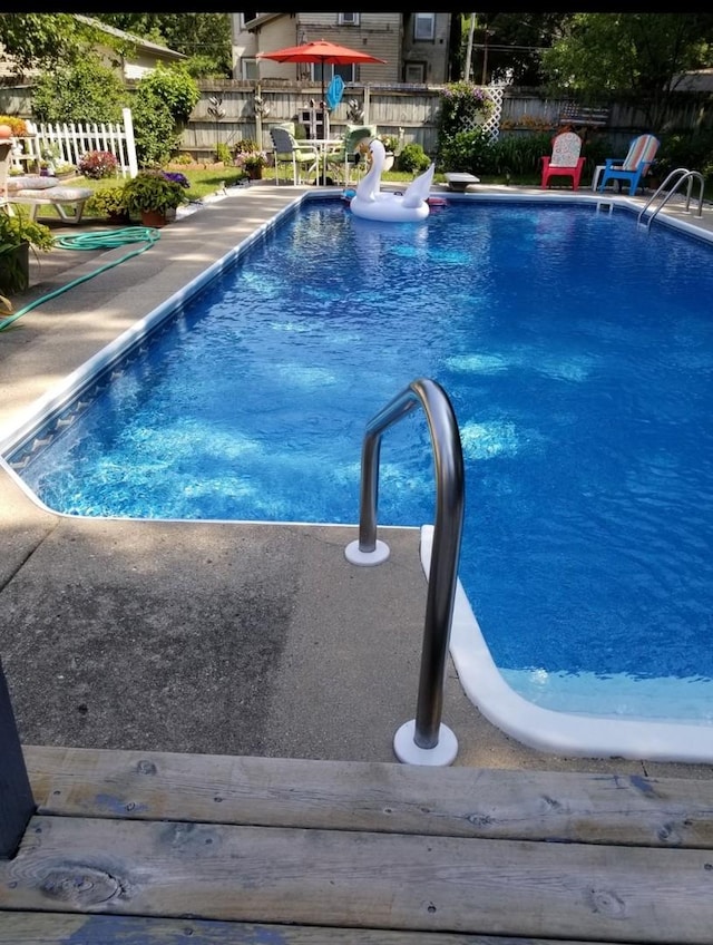 view of pool