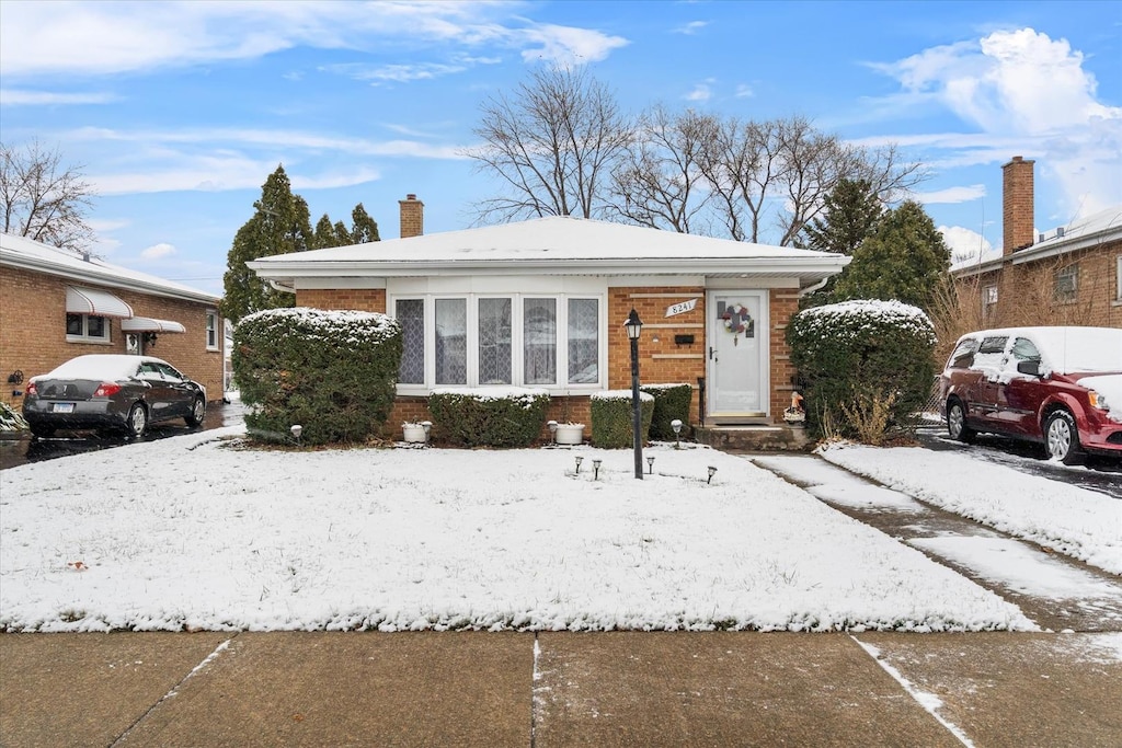 view of bungalow-style home