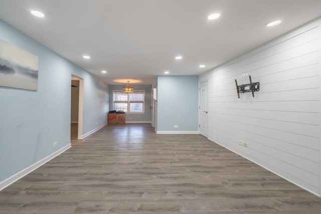 interior space featuring hardwood / wood-style flooring