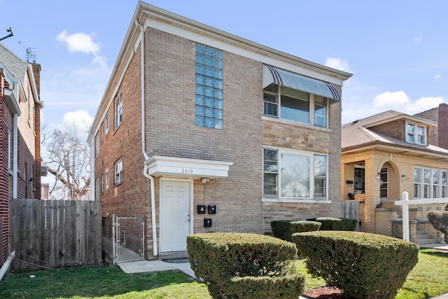 view of front of home