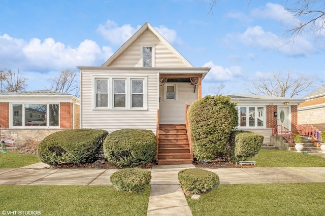 view of bungalow-style home