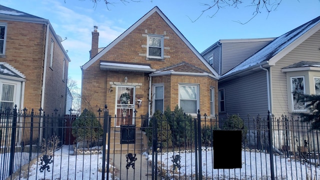 view of bungalow-style home