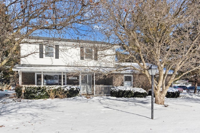 view of front of home