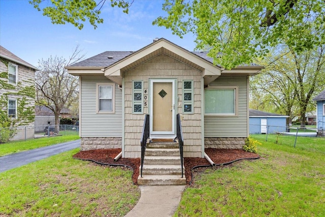bungalow with entry steps