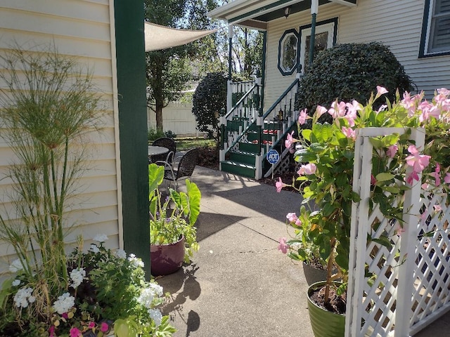 view of patio